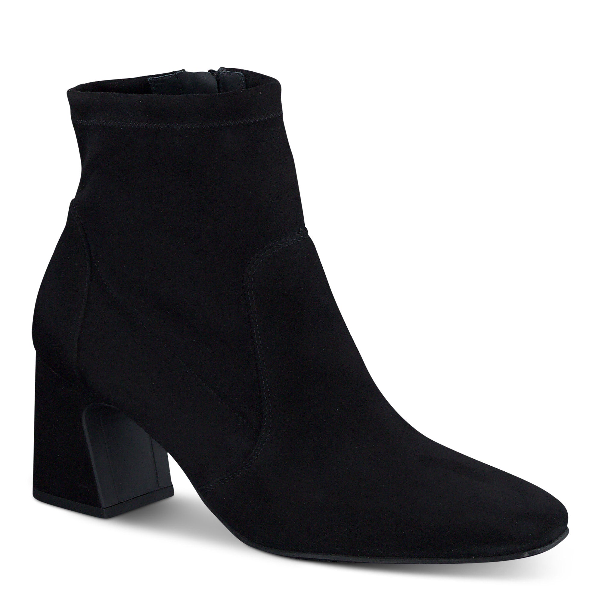 Paul green black suede ankle boots hotsell