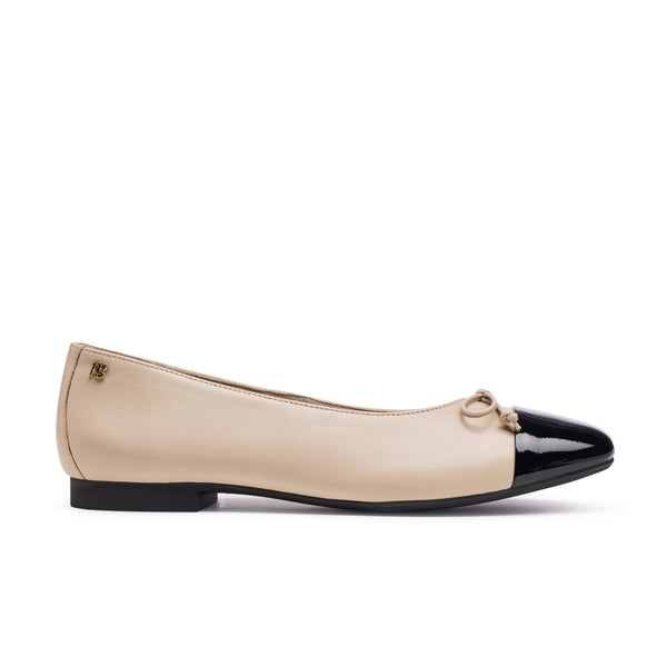 Paul Green Violet Ballet Flat Black Biscuit Combo