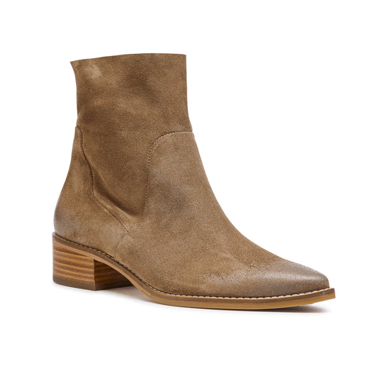 Paul Green Willow Boot 5.5 Antelope Soft Suede